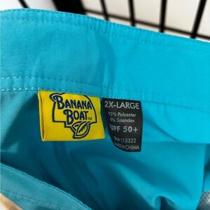 Banana Republic Men's Aqua Swim Trunks